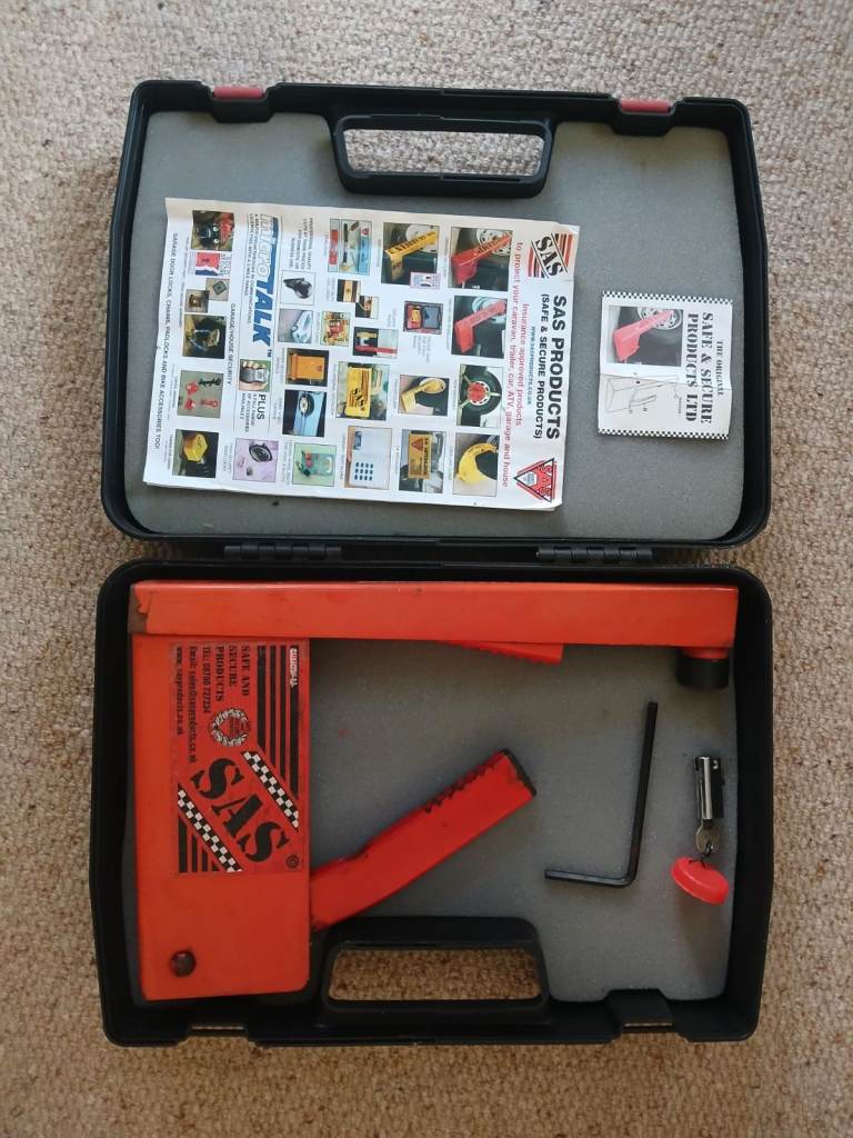 SAS WHEEL CLAMP FOR 10 INCH TO 15 INCH WHEELS .     £70 .00