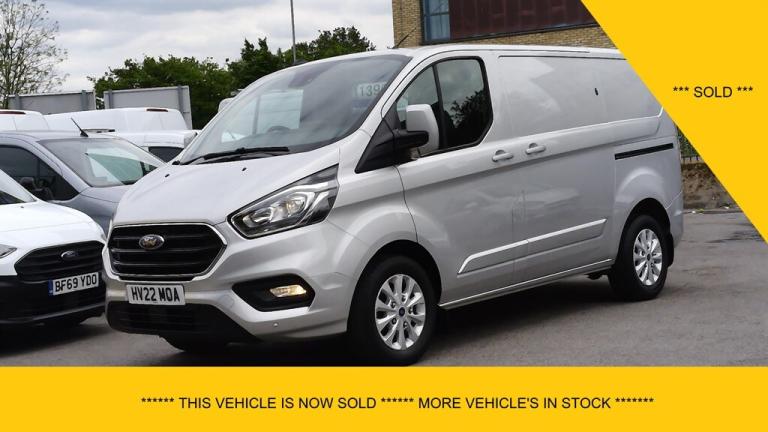 2022 Ford Transit Custom 300 LIMITED L1 SWB IN SILVER.AIR CONDITIONING,SENSORS,ALLOYS AND MORE **...