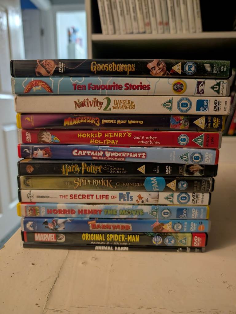 Children's DVD Bundle - Goosebumps, Harry Potter, Horrid Henry & More