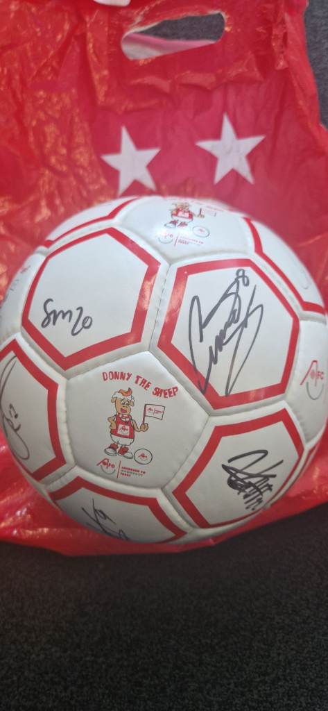 Aberdeen FC signed football 
