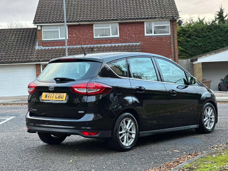 FORD C MAX 1.5 DIESEL AUTOMATIC 81,000 MILEAGE LONG M.O.T 2017 ULEZ BLACK MPV 5 DOOR 5 SEATER