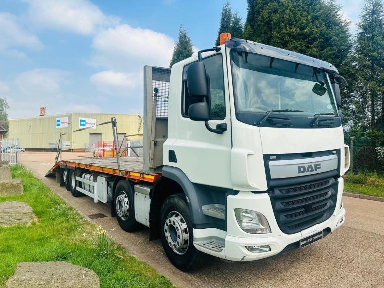 2017 (67) DAF CF 400 8X2 REAR LIFT STEER CHEESEWEDGE BEAVERTAIL, WINCH