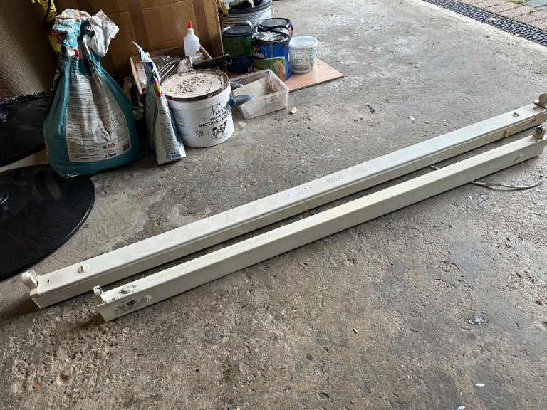 2 x Indoor Single Light Fitting - Good Condition