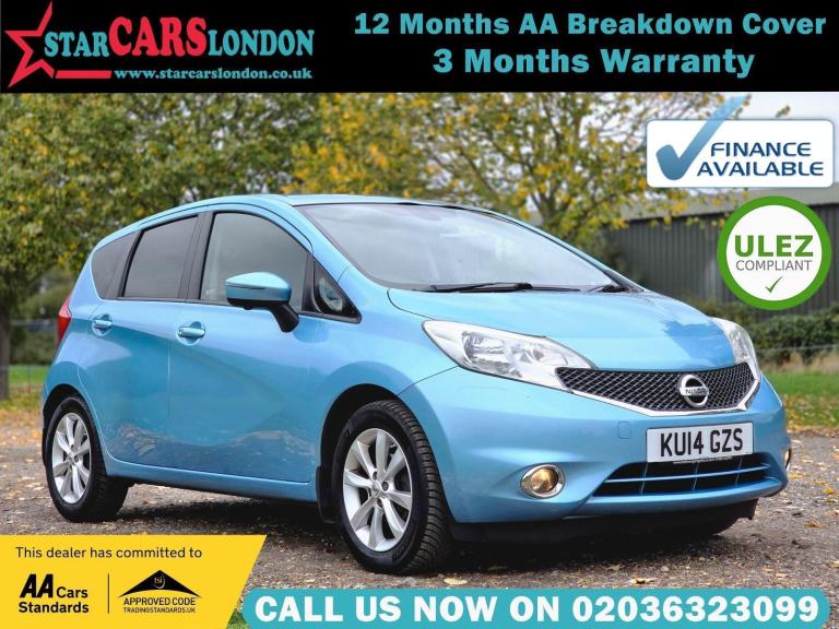 2014 Nissan Note 1.2 DIG-S Tekna Euro 5 (s/s) 5dr MPV Petrol Manual