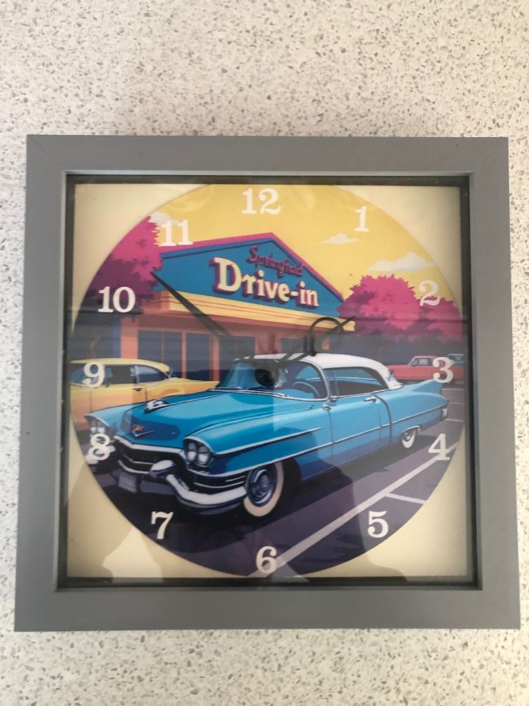CADILLAC WALL CLOCK 