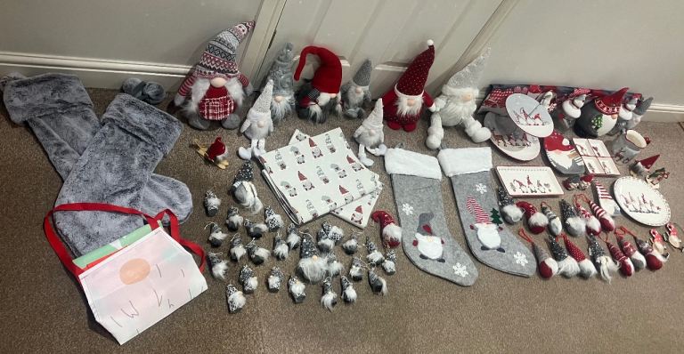 Christmas, Gonk  , Decorations , Gonks , job lot , bundle 