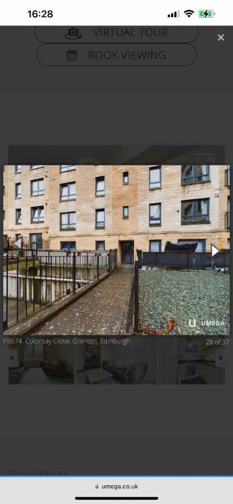 Colonsay Edinburgh EH5 2 bed flat to rent 
