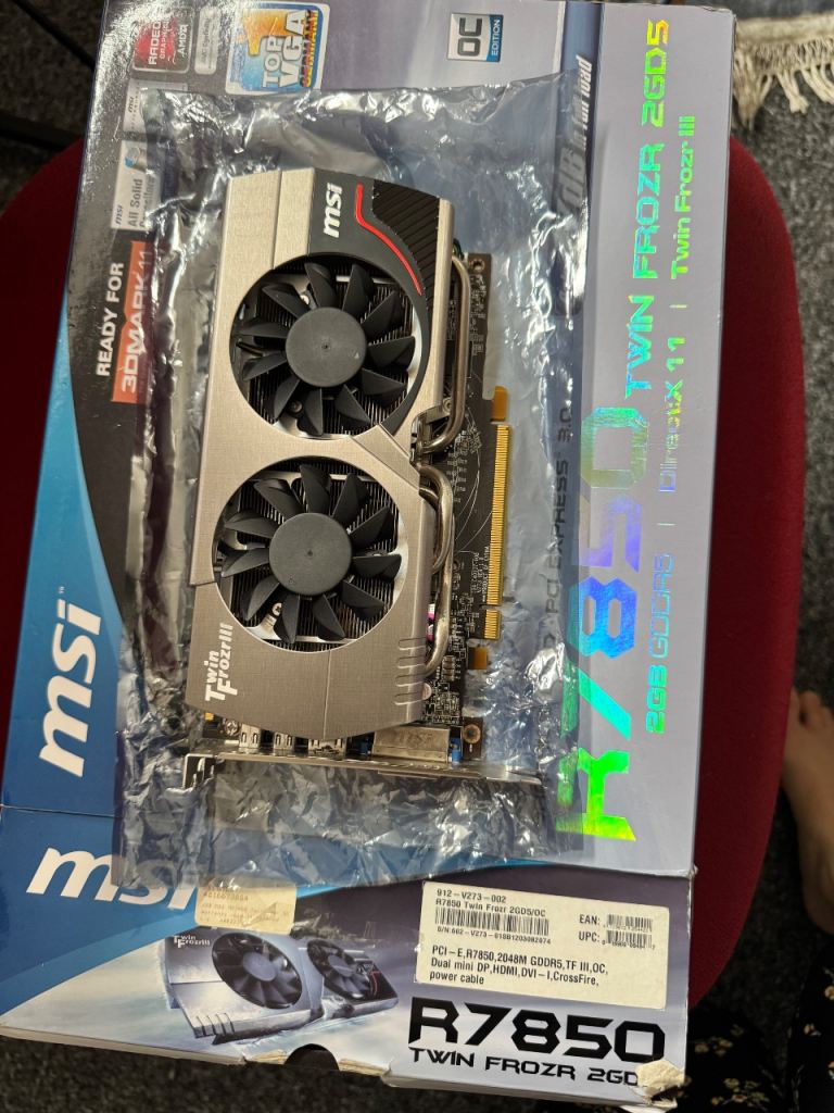 AMD R7850 2gb vram Twin Frozer III