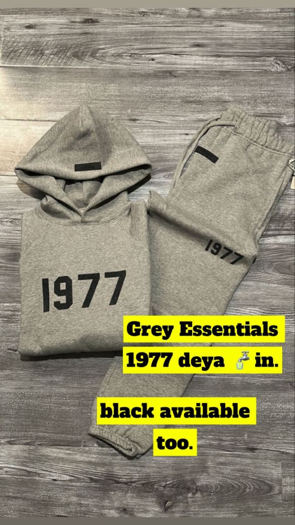 All Essentials Tracksuits available now!