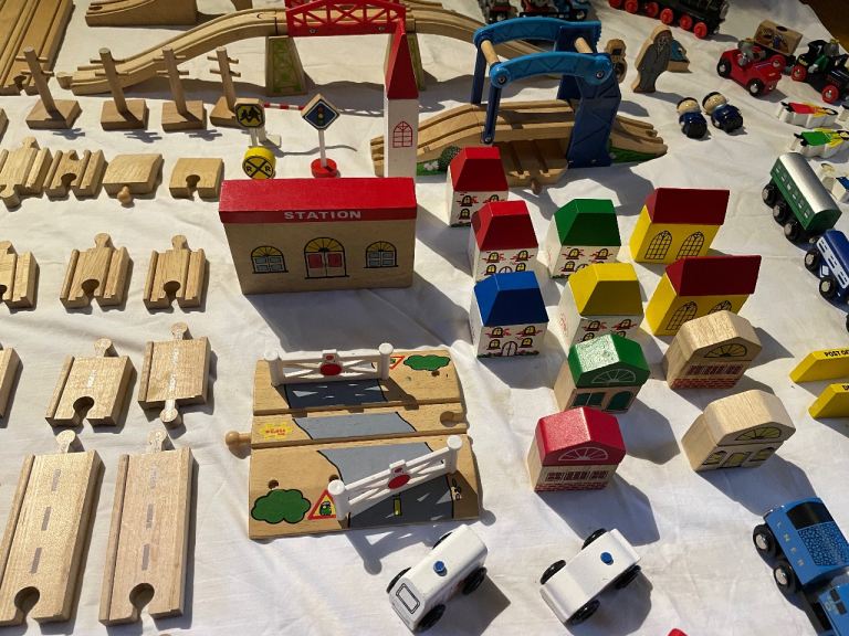 image for Wooden Train Set Collection (includes Brio) - loads of stuff to keep kids entertained!