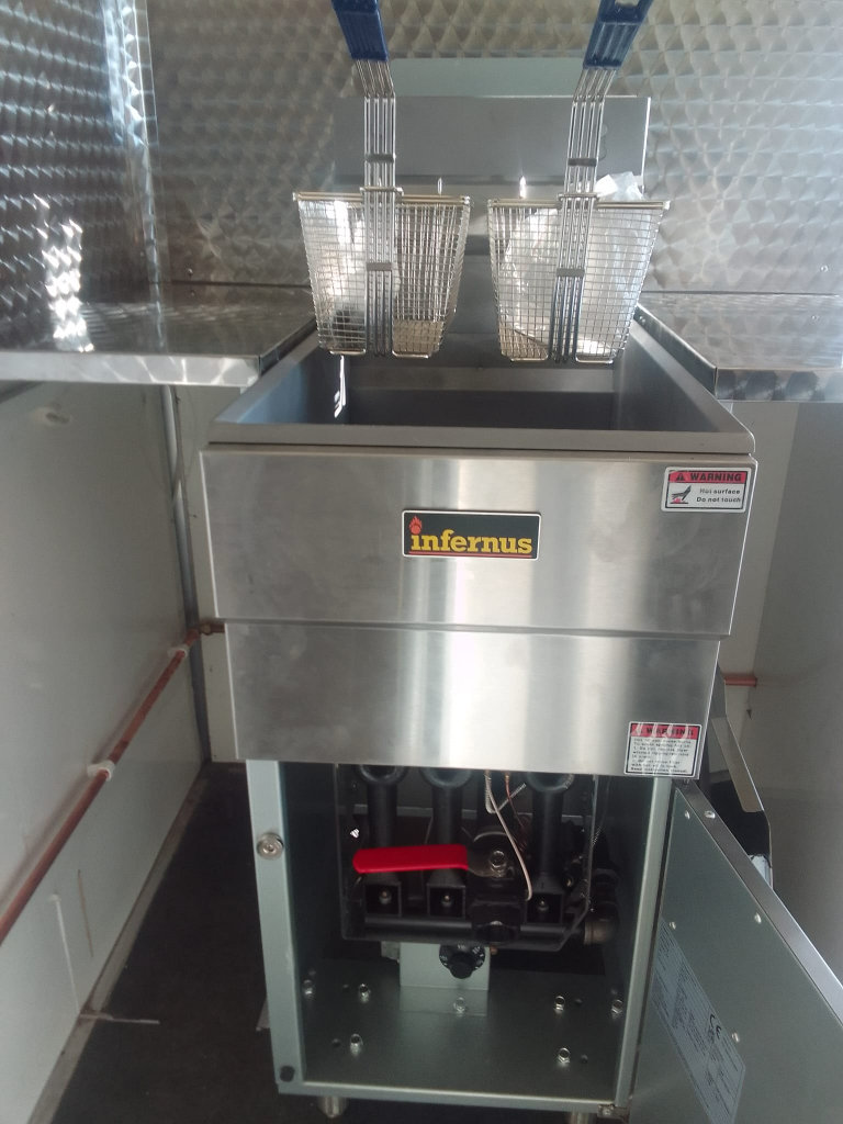 Catering trailer icecream display freezer stand refrigeration restaurant kitchen items 