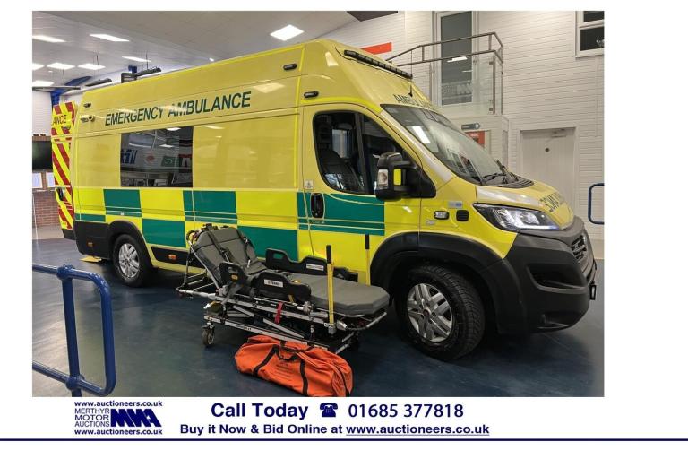 2021 Fiat Ducato 42 MAXI 2.3 MULTIJET POWER 180PS AMBULANCE C/W STRETCHER ------------------ PANE...