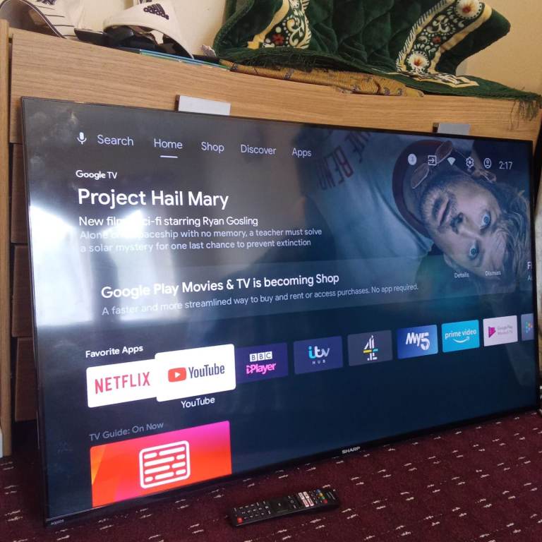 SHARP ANDROID SMART 50 INCH 4K ULTRA HD SLIM LIGHTWEIGHT TV 