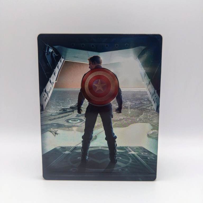 Captain America The Winter Soldier 3D Blu Ray Steelbook Marvel Debossed Gloss