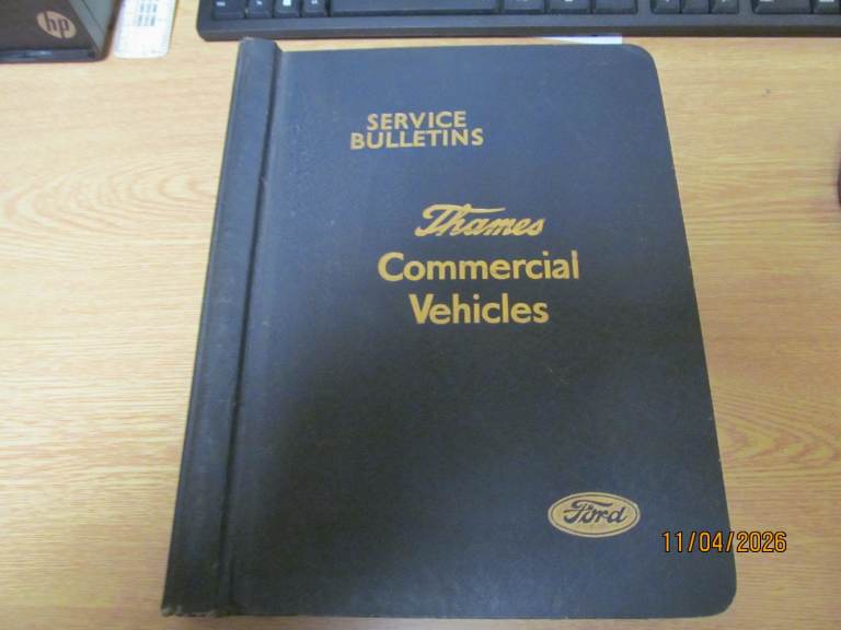 Genuine Ford, Thames commercial vehicles service bulletins