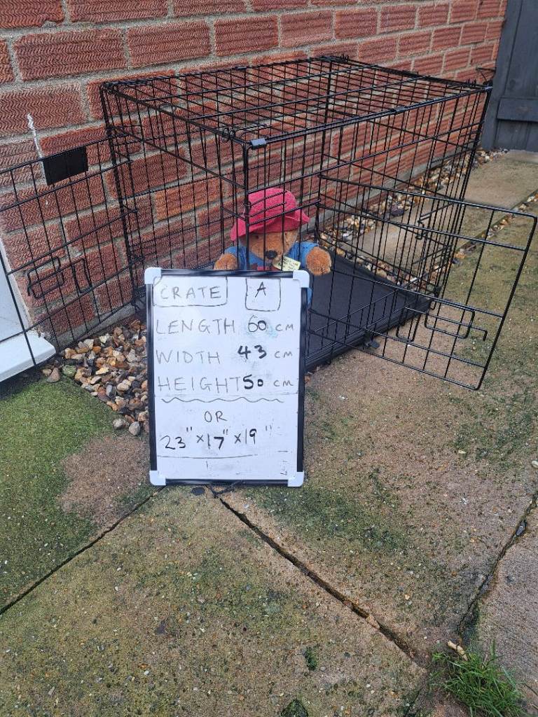 Puppy dog crate cage 