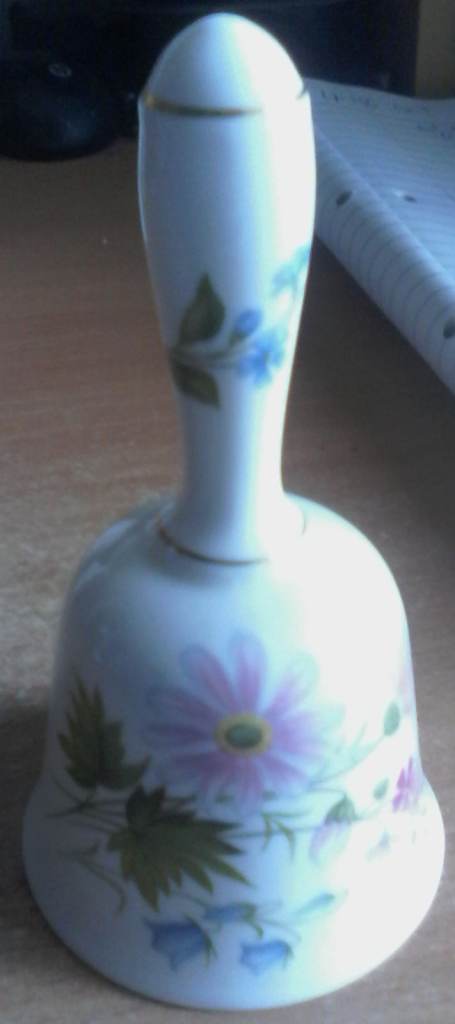 Fine Bone China Bell/Ornament - Staffordshire - Wild Flowers
