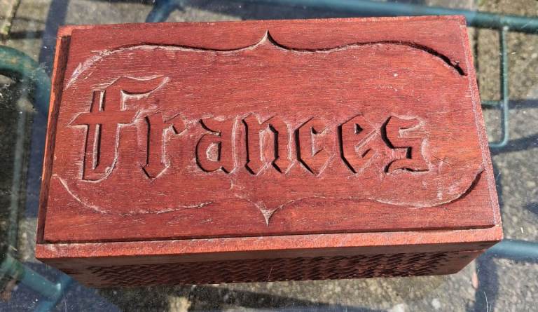 Long Kesh Wooden Box