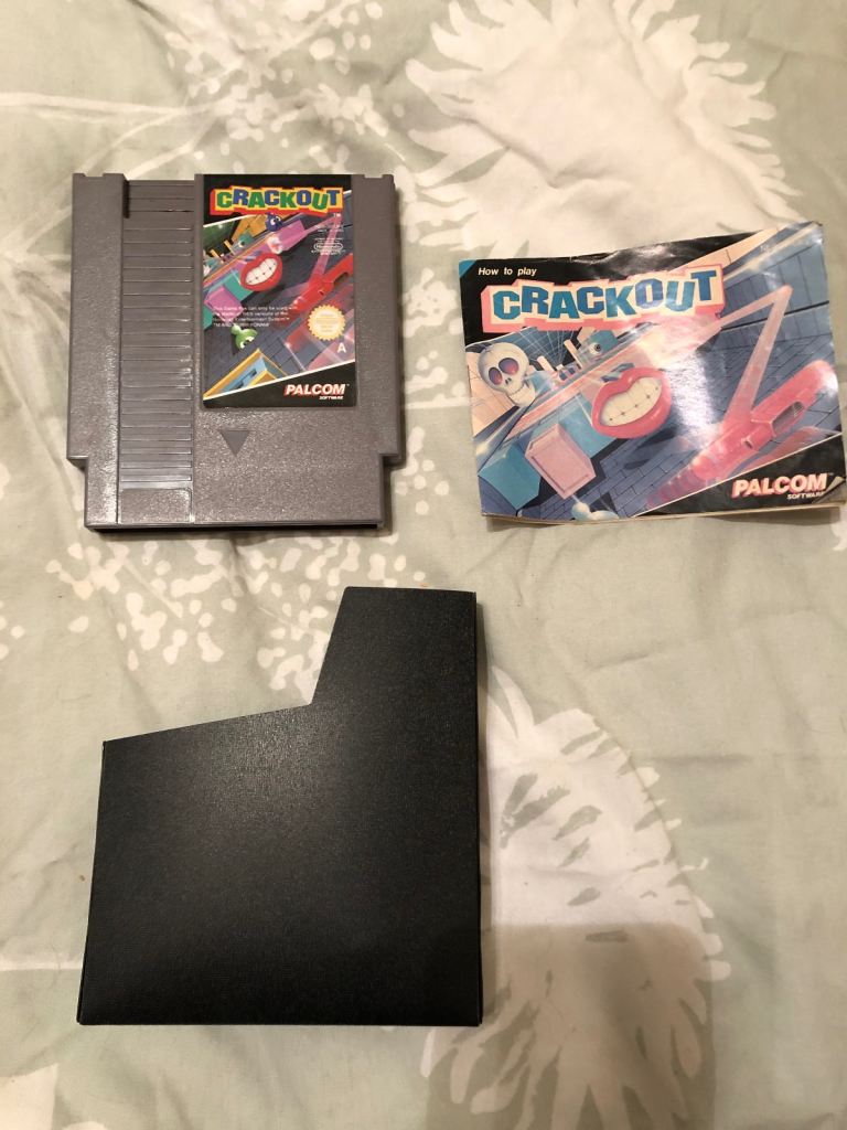 Nintendo NES Crackout Game 