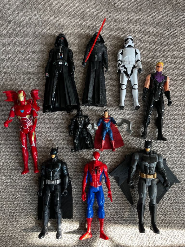 Star Wars, Marvel & DC action figures