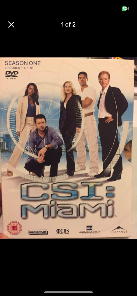 (532) CSI: Miami, Season 1 dvd