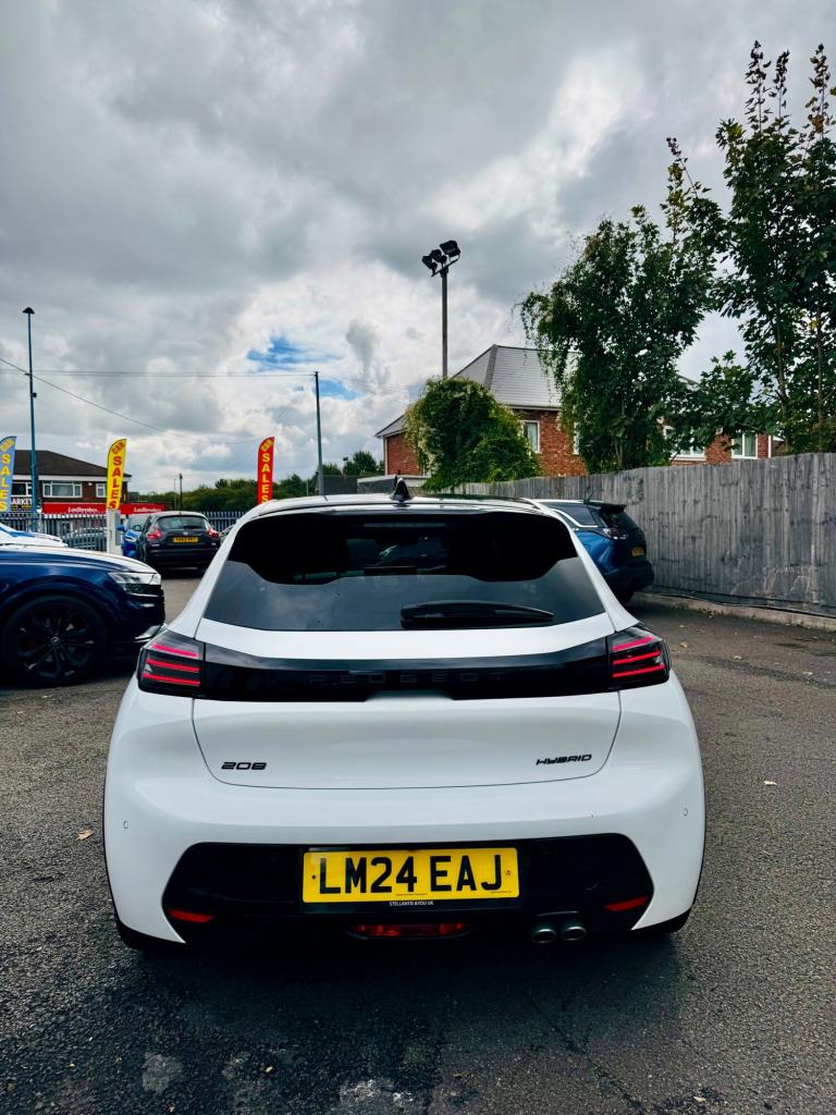 2024 Peugeot 208 1.2 Hybrid 136 GT 5dr e-DSC6 HATCHBACK Petrol Automatic