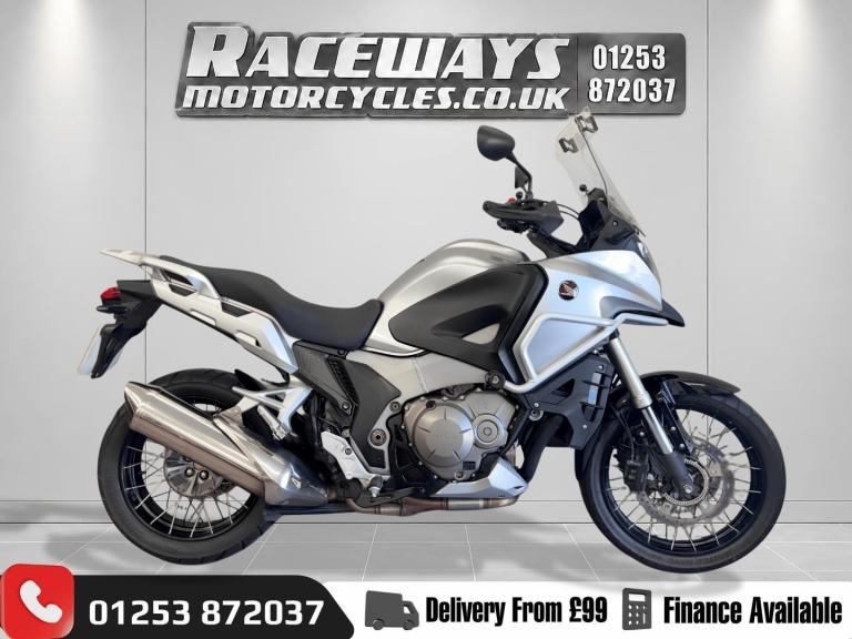 HONDA VFR1200X CROSSTOURER 2012 SILVER 22,592 MILES USED MOTORCYCLE