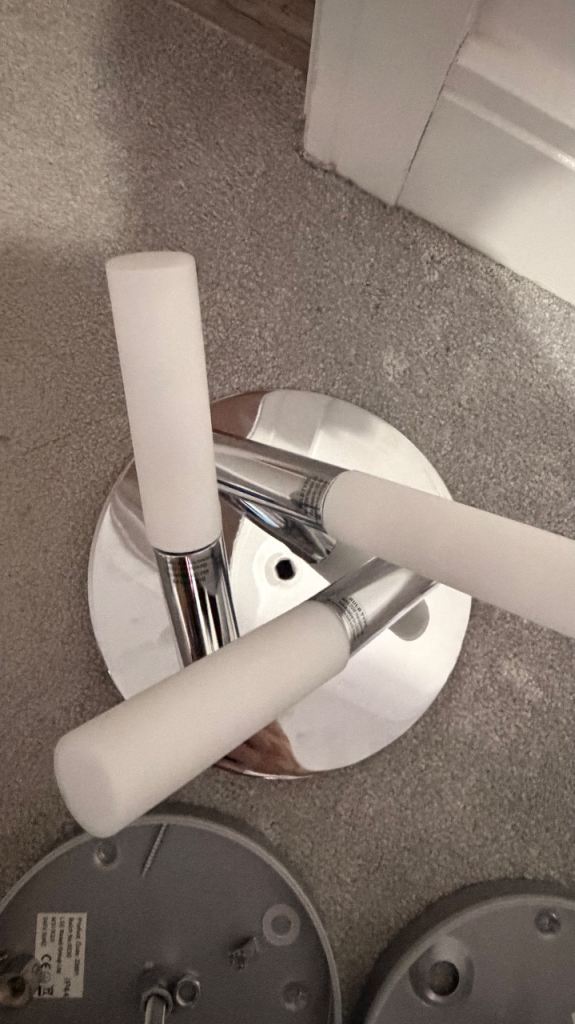 3 way chrome ceiling light 