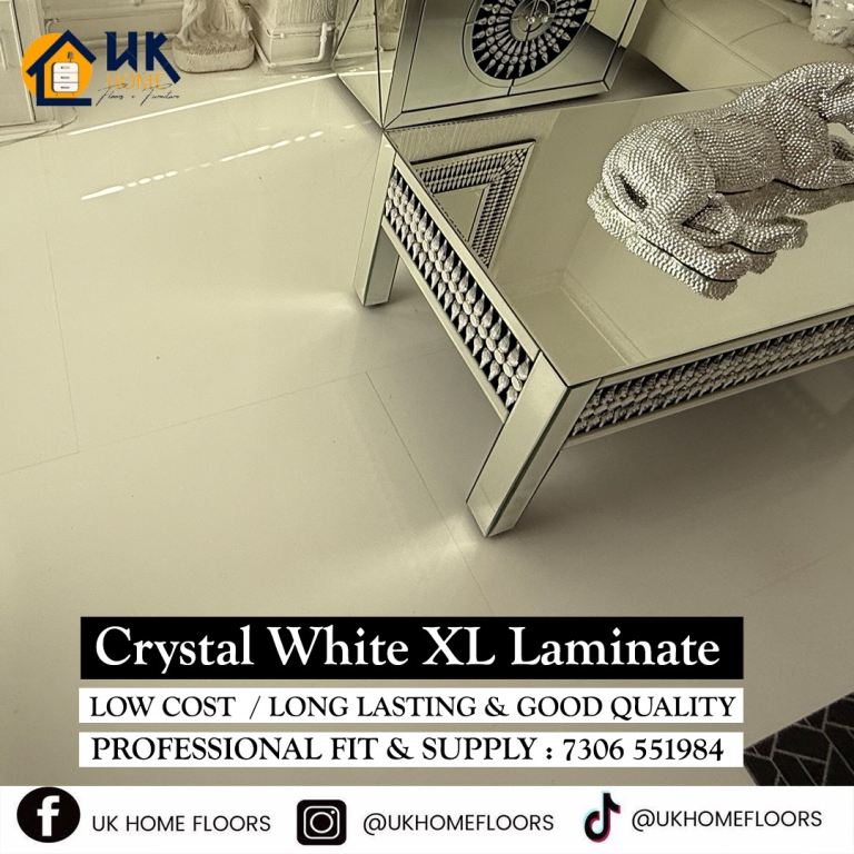 Low cost unbeatable price premium big plank gloss laminate flooring 