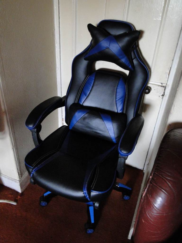 Gaming chair Reclining with footrest fully adjustable