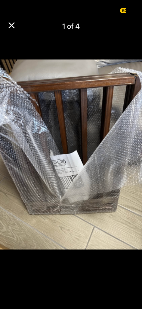 🐶 Brown Foldable Wooden Pet Gate 