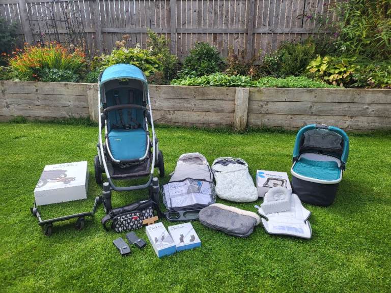 Uppababy 2015+ vista stroller bundle set