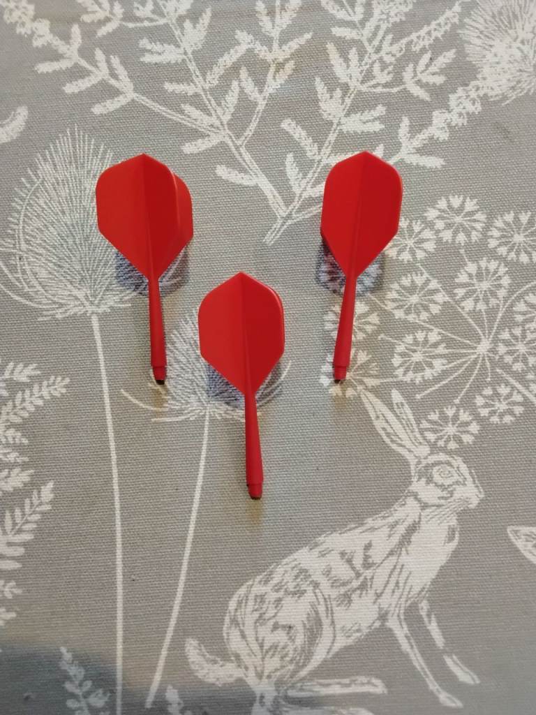 Darts Stems Flights Combined RED