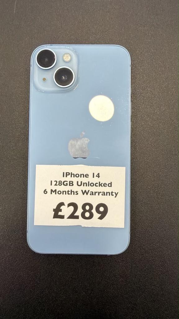 Apple iPhone 14 128GB - Unlocked, Blue