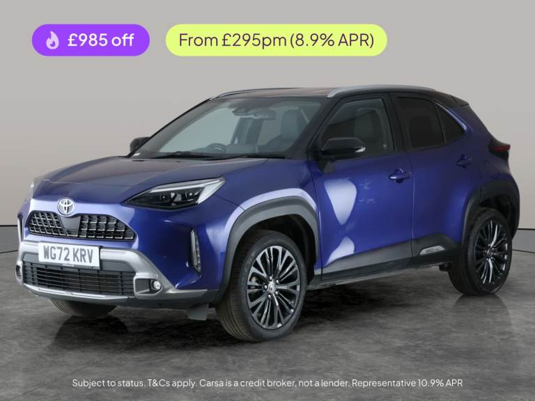 2022 Toyota Yaris Cross 1.5 Hybrid Dynamic AWD 5dr CVT HATCHBACK PETROL/ELECTRIC Automatic