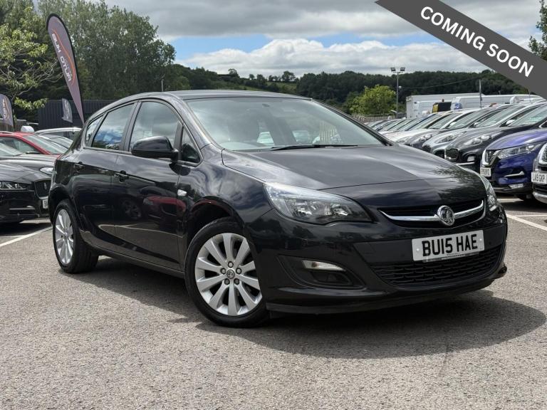 2015 VAUXHALL ASTRA 1.6 i Design ULEZ Petrol Manual 5 Door Black