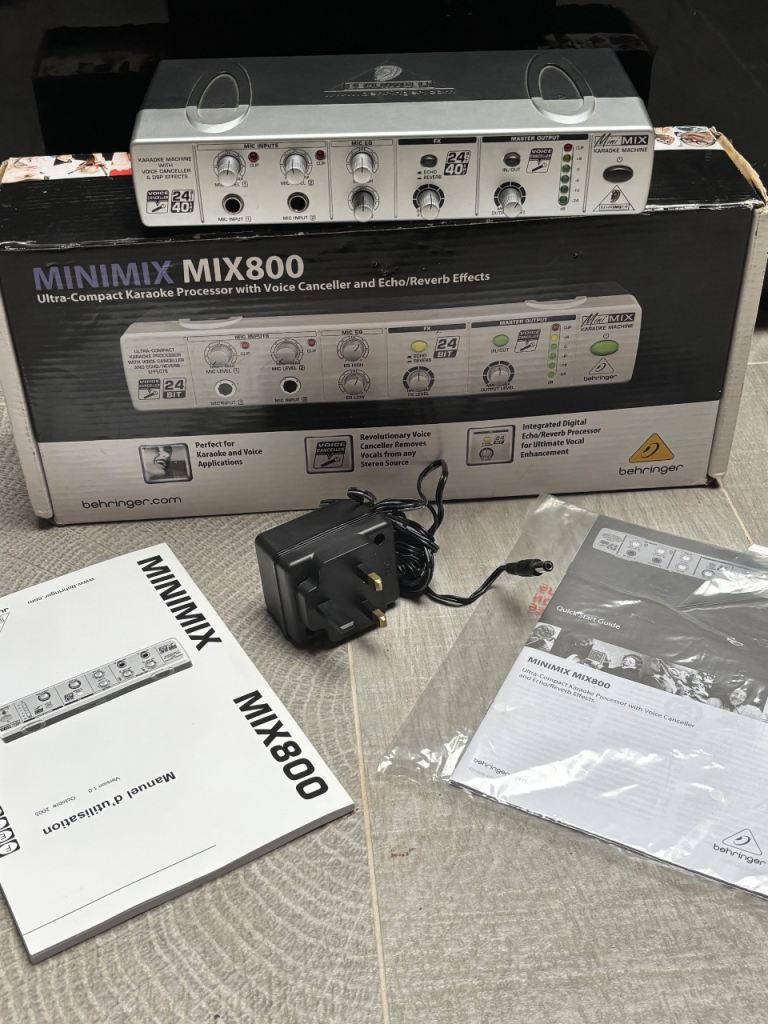 BEHRINGER MINIMIX MIX800 Karaoke processor