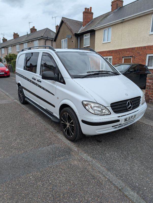 2011 Mercedes Vito SWB Crew Van / Dualiner | 98k Miles | Camper / Day Van Potential | NO VAT