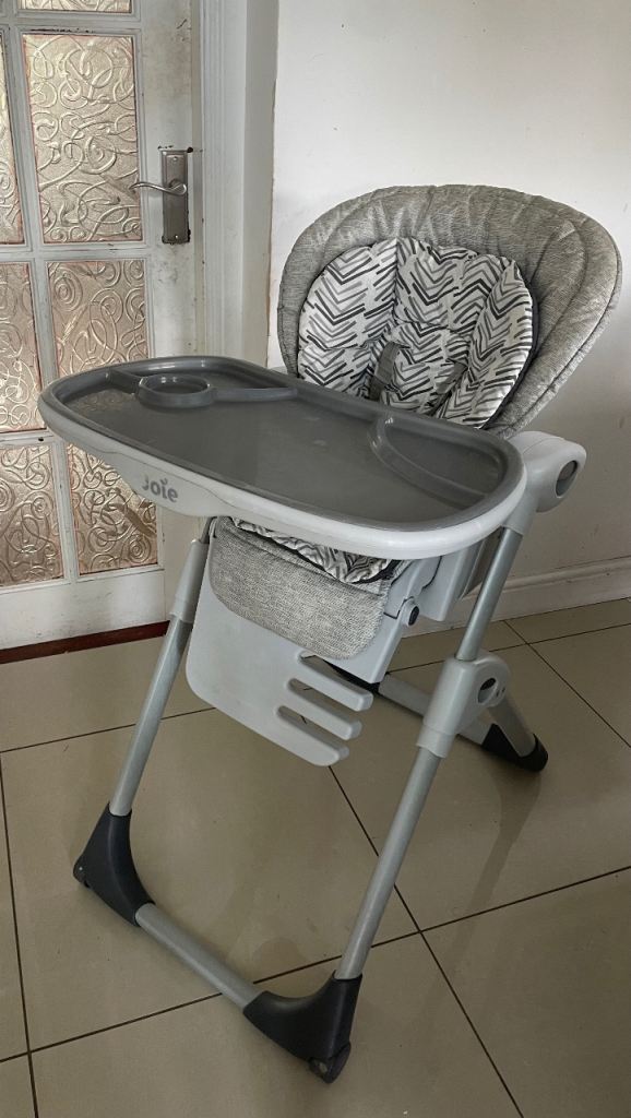 Joie High Chair – Grey, Good Condition