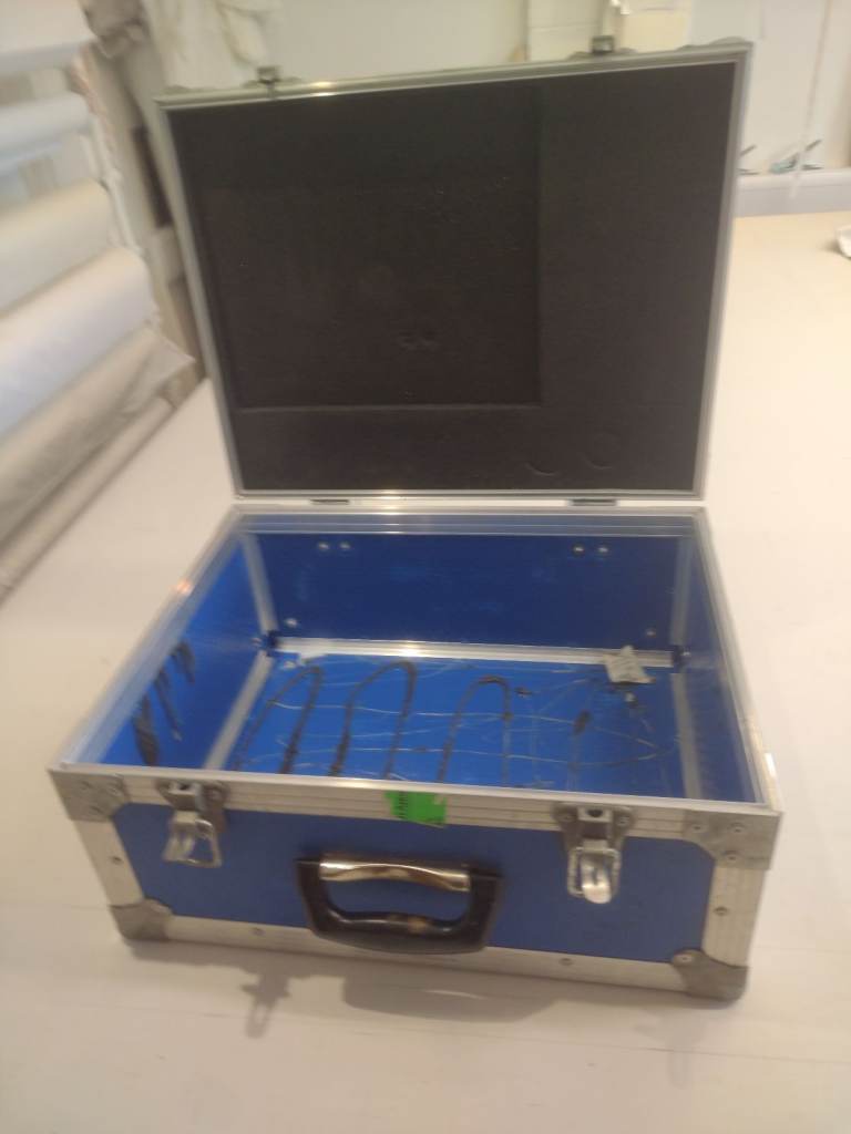 Blue Flight Case for Radio Mics – Good Condition