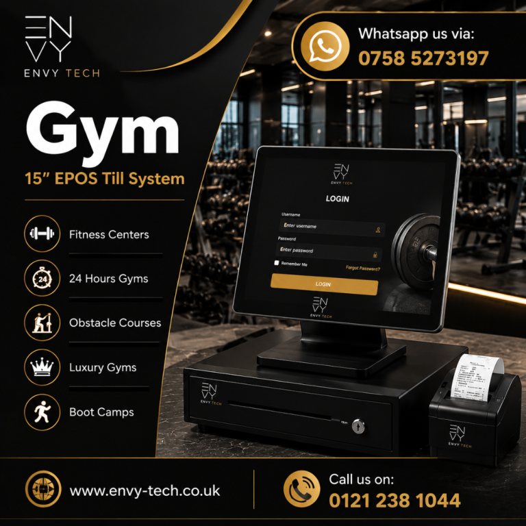 Envy Tech Gym Management EPOS System – Complete Solution for Fitness Businesses