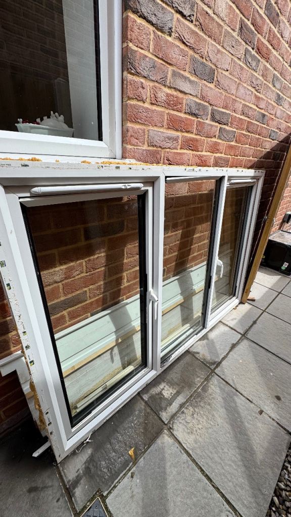 Double glazed upvc window