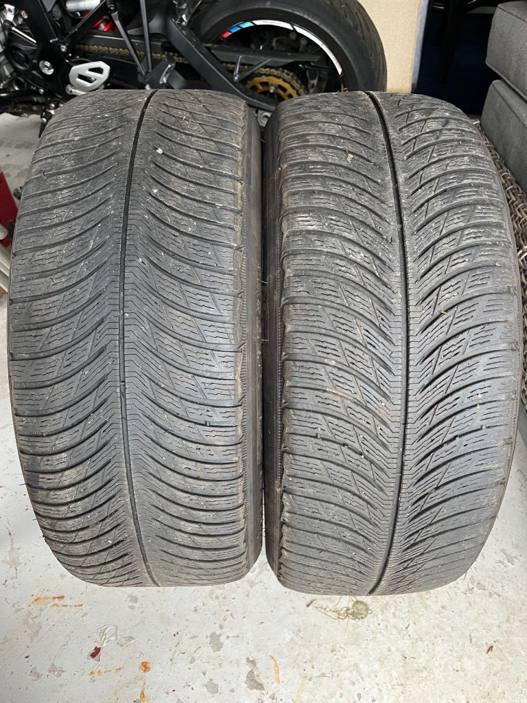 2 X 245 50 19 Michelin Pilot Alpin 5ZP run flats 