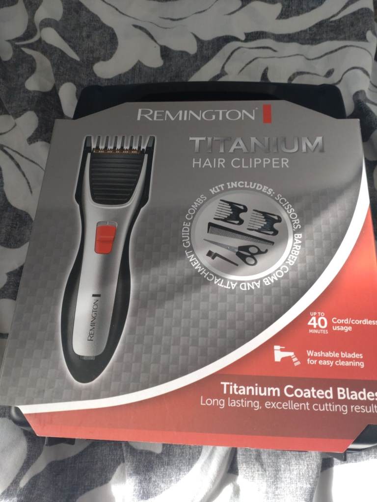 Brand new Remington titanium hair clippers pick up only 