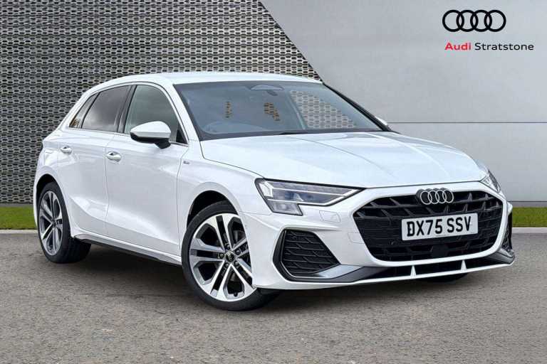2025 Audi A3 1.5 TFSI 116 S Line 5dr HATCHBACK PETROL Manual