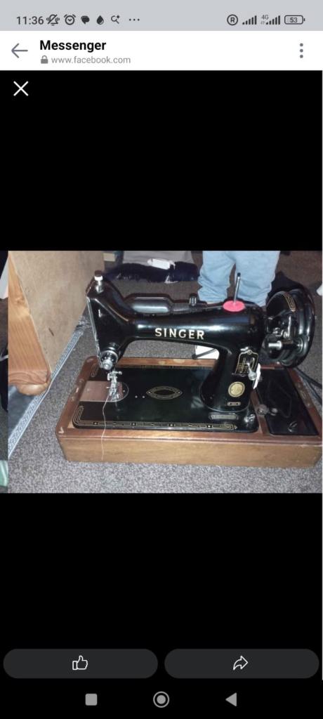 Singer sewing machine 