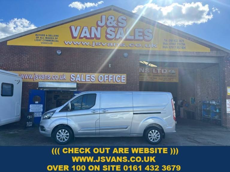 2023 23 FORD TRANSIT CUSTOM &POUND;18995 + VAT L.T.D VAN LOW MLS STOCKPORT / MAN