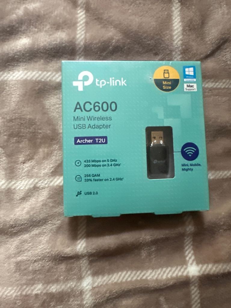 TP-Link AC600 Mini Wireless USB Adapter Archer T2U - New