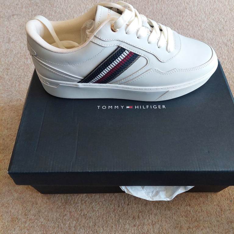 Tommy Hilfiger White Trainers – Brand New, Boxed