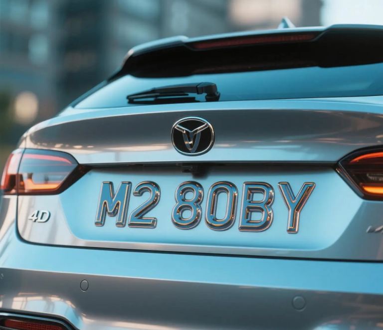 BOBY PRIVATE NUMBER PLATE 